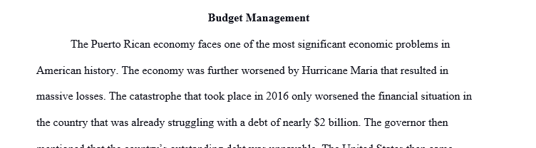 What tools has the fiscal board developed to address Puerto Rico’s economic and budgetary crisis? What are some of the obstacles faced by the 1 badget