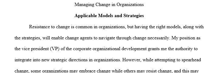 Within the Discussion Board area, write 600 words that respond to the following questions with your thoughts, ideas, and comments. 1 models