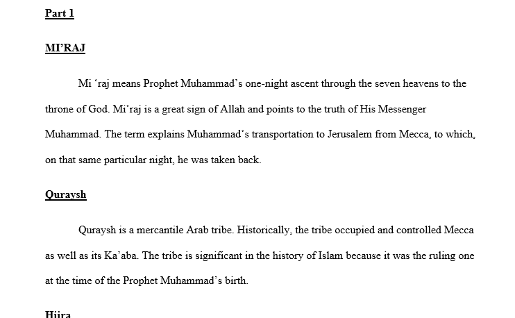 Compare the ways that the Prophet Muhammad and the first Muslims sought to proclaim and implement the message of God in the contexts of 1 moha