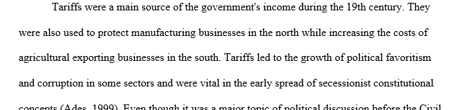tariffs
