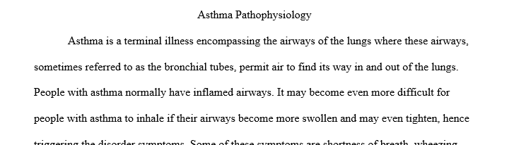 Investigate the condition of asthma and the manifestations of the disease. Analyze the case study provided and determine what symptoms support 1 Asthma
