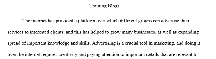 Perform a search for websites and blogs advertising or discussing group classes and training. Find at least five and list the URL of each. 1 Blogs