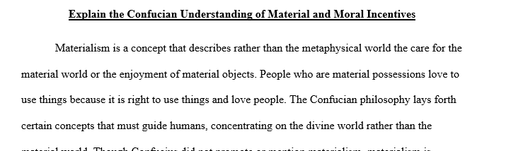 Choose and answer one of the following (cite lectures and Yao for all answers): Explain moral markets, Explain law as reconciliation, law as restitution 1 Moral