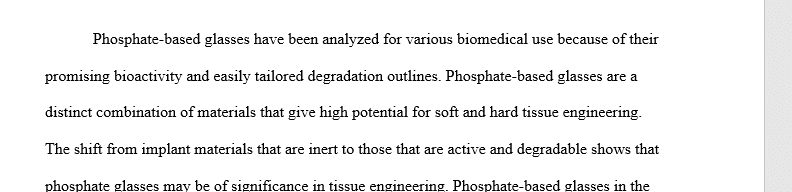 Select a topic in biomaterials that you are very interested in and wish to learn more about. Please make your topic as specific as possible 1 bio