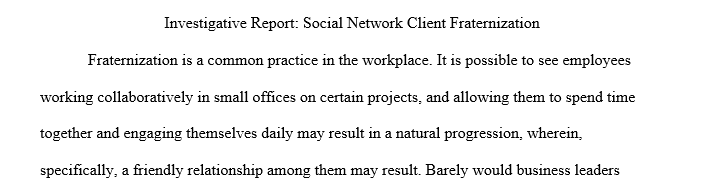 Read the top two paragraphs in your textbook on p. 324: Investigative Reports. Look through all of Chapter 10: Writing Formal Reports in order 1 investigative 1