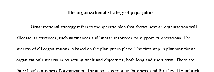 Does saturation of the market suggest a stability strategy for Papa John's, or are there sufficient opportunities globally to justify 1 papa