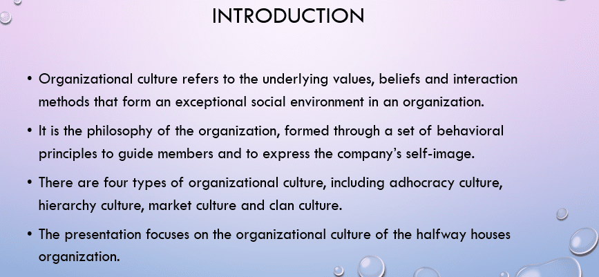 Org culture