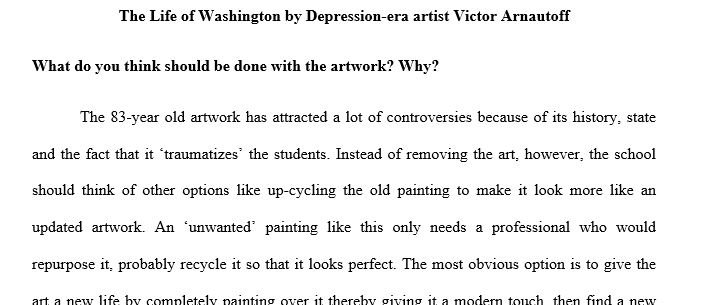 The Life of Washington by Depression-era artist Victor Arnautoff