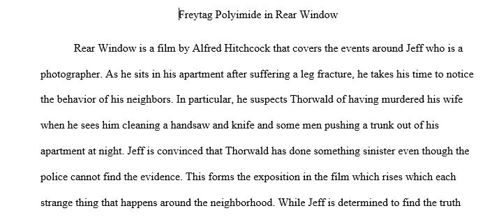 Write a one-page paper on the film Rear Window (1954)