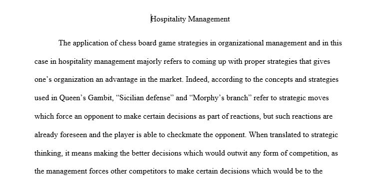 How can we apply that and the notion of group moves to the development of an effective hospitality marketing strategy?