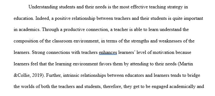 Why is creating connections with students beneficial to instruction and their academic progress? What strategies have you found effective
