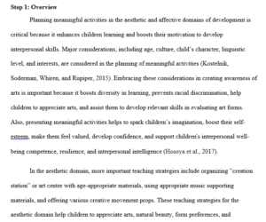 development developmentally affective incorporates