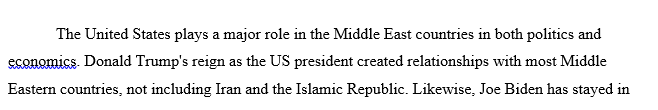 Impacts of the US presidential elections on the Middle East