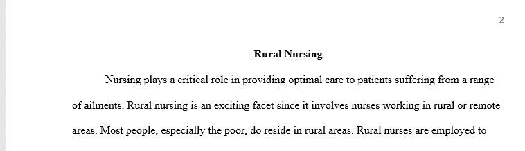 Discuss the Symptom-Action-Timeline Process in rural nursing