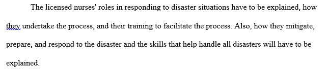 Do those who have a nursing license or background have a responsibility to volunteer during a natural disaster or health emergency