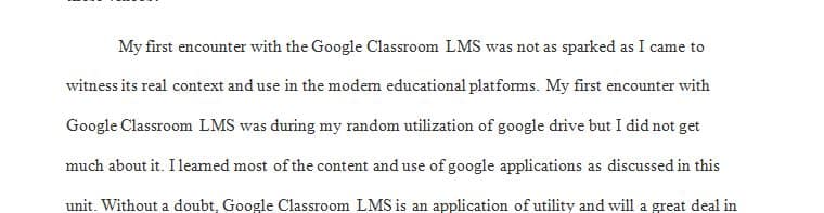 Did you know about the Google Classroom LMS discussed in this unit