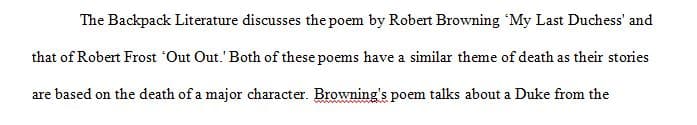 Writing about Literature 1 Writing about Literature