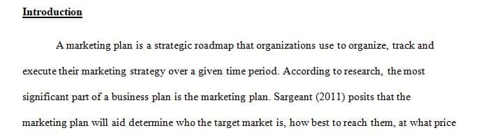 Present a marketing plan for a nonprofit organization.