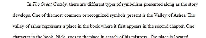 Symbolism in The Great Gatsby 2 Symbolism in The Great Gatsby