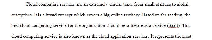 Week discussion deals with Cloud Computing and its concerns. 1 Week discussion deals with Cloud Computing and its concerns.
