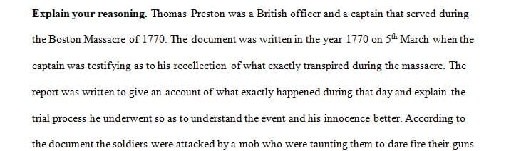 Who was Thomas Preston