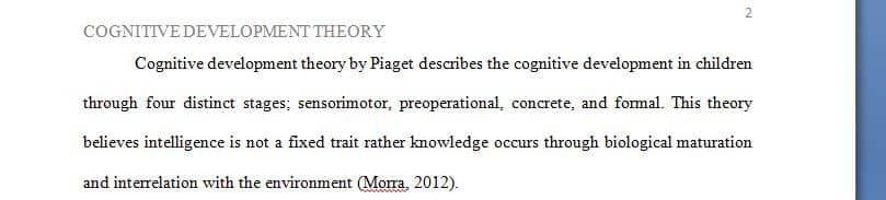 Write a 5-7 page research paper on one of the theories listed
