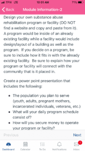 Design your own substance abuse rehabilitation program or facility 1 Design your own substance abuse rehabilitation program or facility
