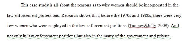 A Successful Strategy for Recruiting Women into the Law Enforcement Profession 1 A Successful Strategy for Recruiting Women into the Law Enforcement Profession