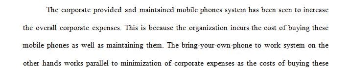 Provide company-owned mobile devices to field-based employees.