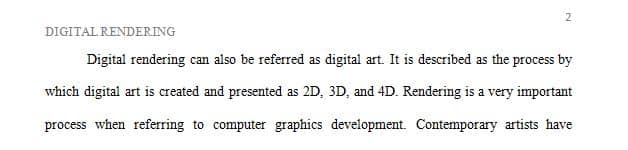 The digital renderings used by a contemporary artist. 1 The digital renderings used by a contemporary artist.